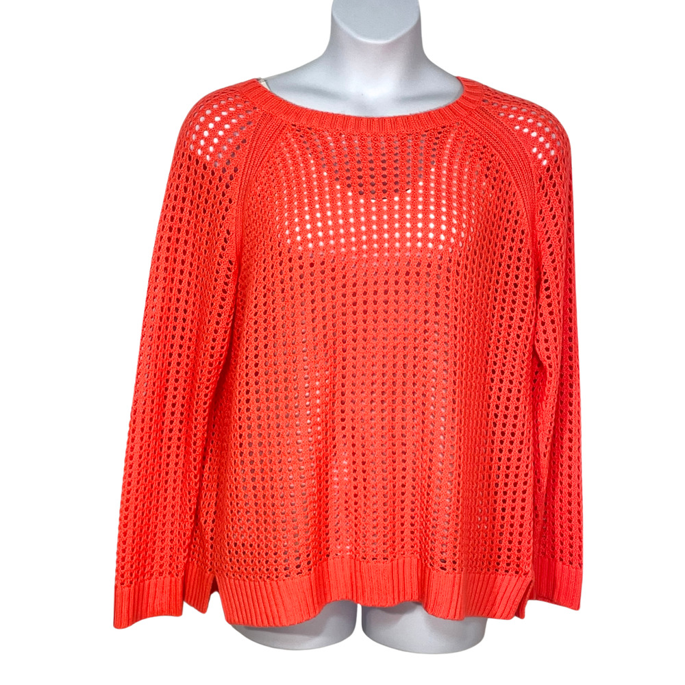 a.n.a Coral Crew Neck Sweater